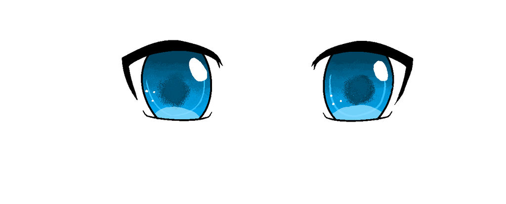 Blue Anime Eyes By Rythmcolors On Deviantart