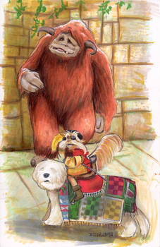 Ludo and Sir Didymus by crossstreet
