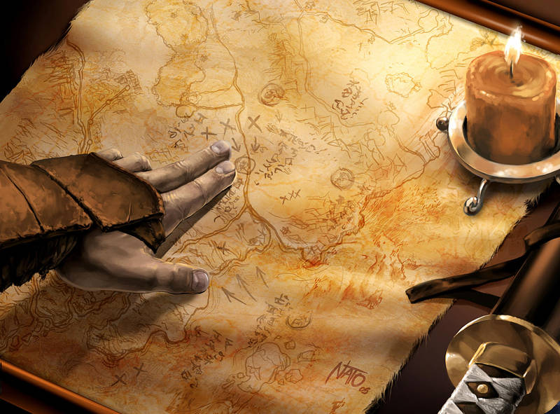 Map Card in L5R by natebarnes