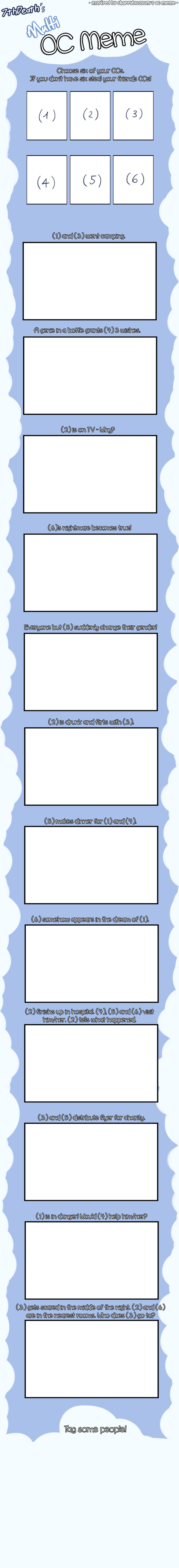 Multi Oc Meme Template By 7thdeath On Deviantart
