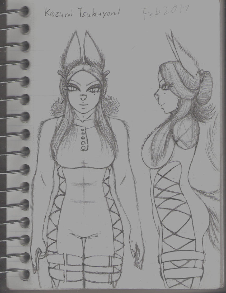 SotP CC Kazumi Tsukuyomi 2017 WIP by Kyanbu