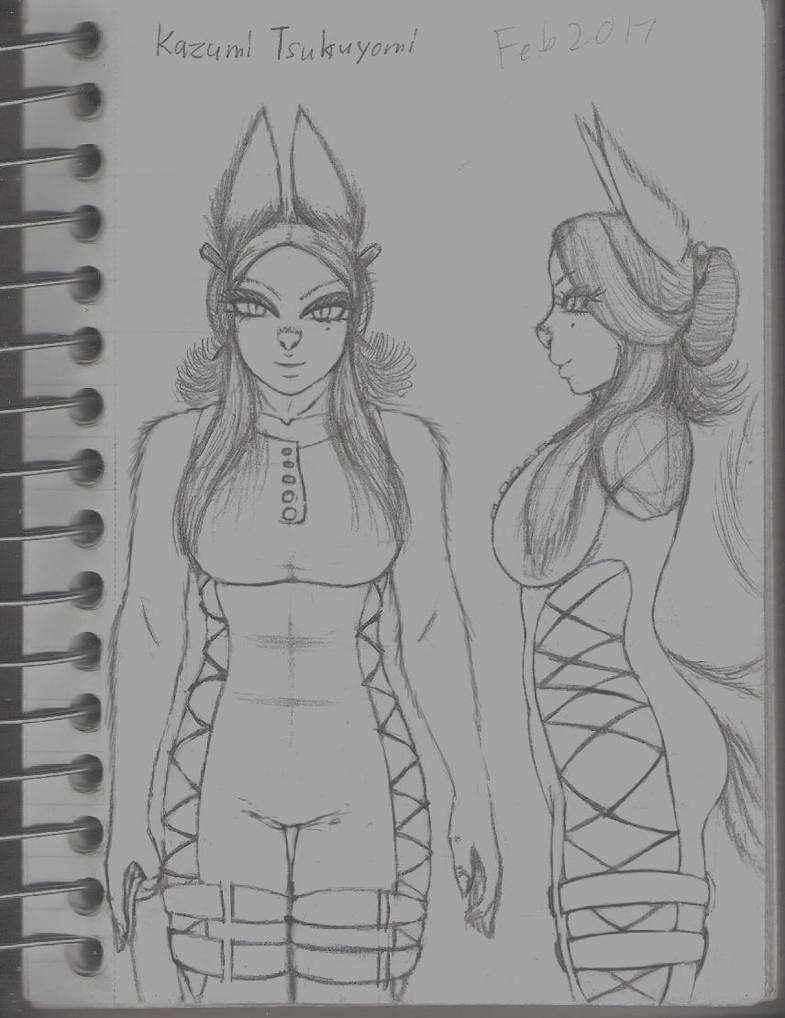 SotP CC Kazumi Tsukuyomi 2017 WIP by Kyanbu