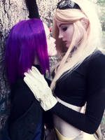 You're not getting mad, are you Rae? by Sasurealian