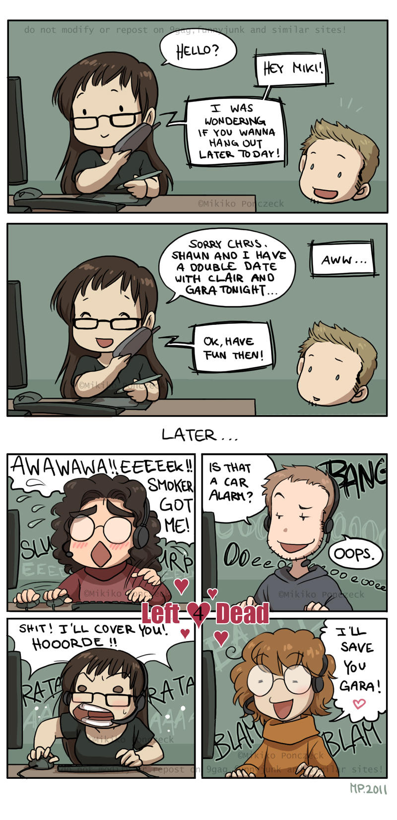 Double Date by Zombiesmile