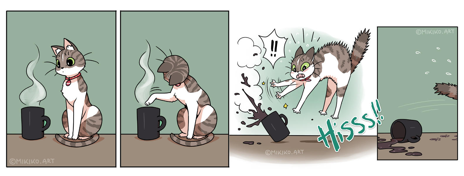 Curiosity killed the coffee by Zombiesmile