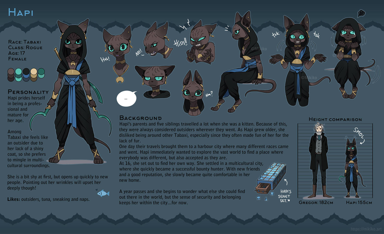 Hapi - Refsheet by Zombiesmile