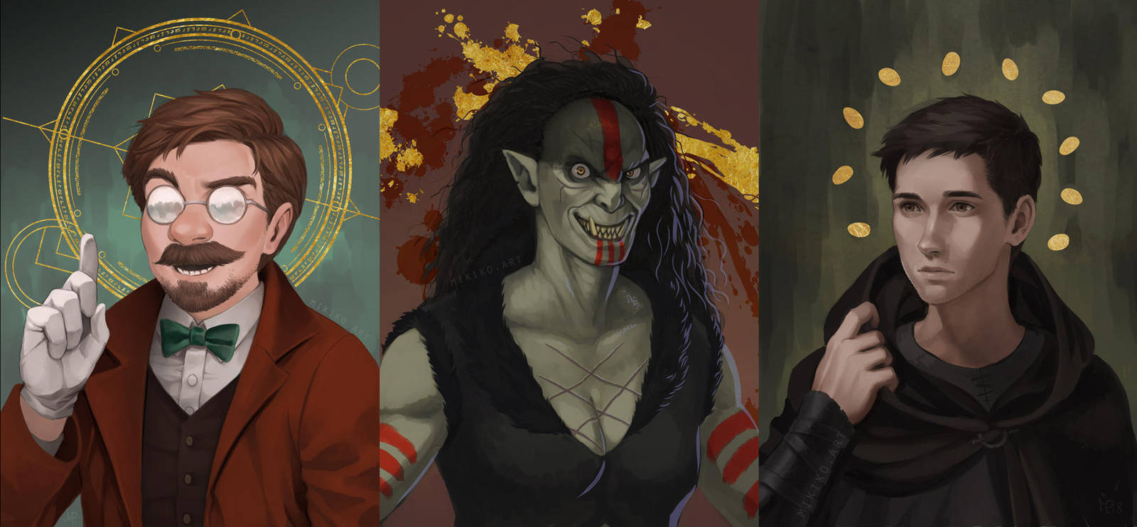 Silver Seekers: Flint, Vraggi, Igno by Zombiesmile