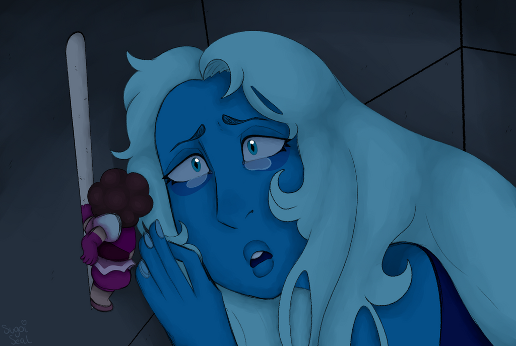 Blue diamond is so pretty ;w; she low key reminds me of Emily from Corpse Bride I really enjoy doing these redraws :3
