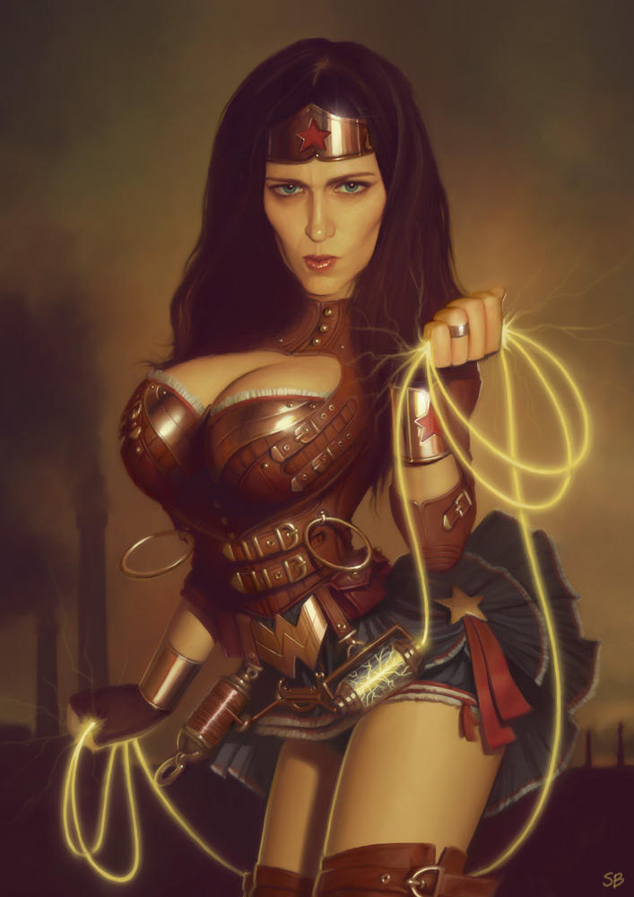 Steampunk Wonder Woman by PapaNinja