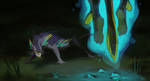Confronting the fish by Nebquerna