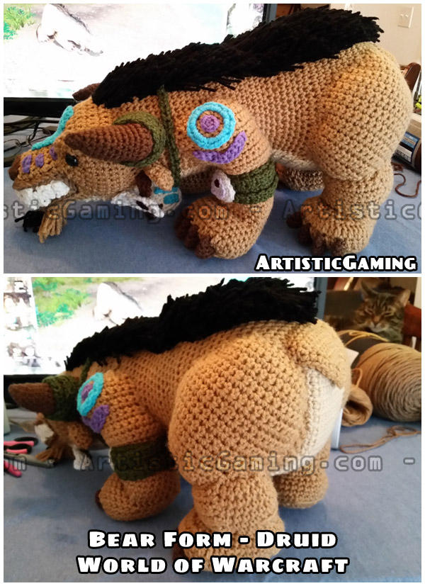 Bear Form - Druid - World of Warcraft by GamerKirei