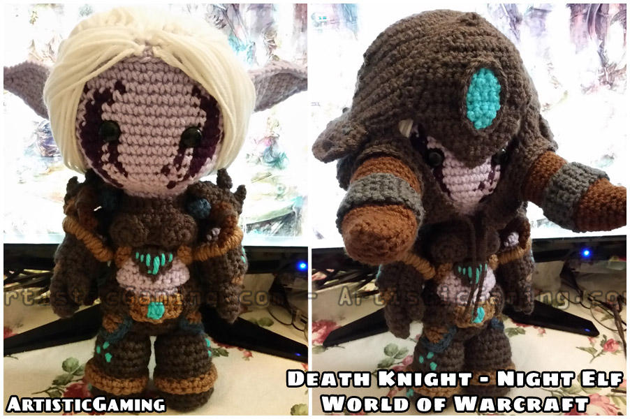 Death Knight - Night Elf - World of Warcraft by GamerKirei