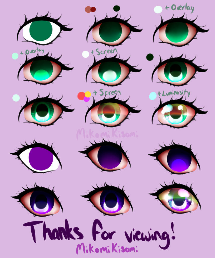 Shading Anime Semi Realistic Eyes Process By Mikomikisomi On Deviantart