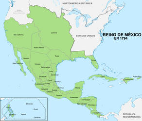 Mexico Map From 1800
