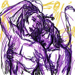 'TwoHotBodies'--Sketch by PoldalleLovesnare