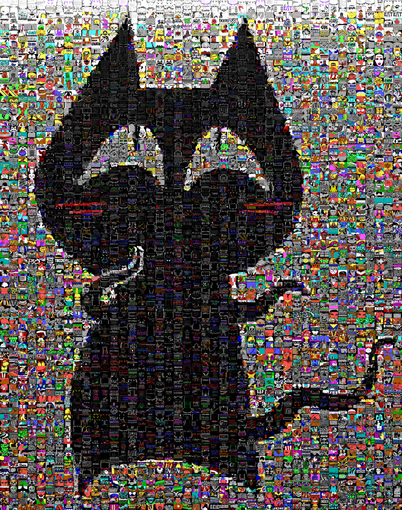 Mewbies Ansi Photo Mosaic By Metapixel by mewbies