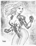 Black Canary 11x14 by RyanKinnaird