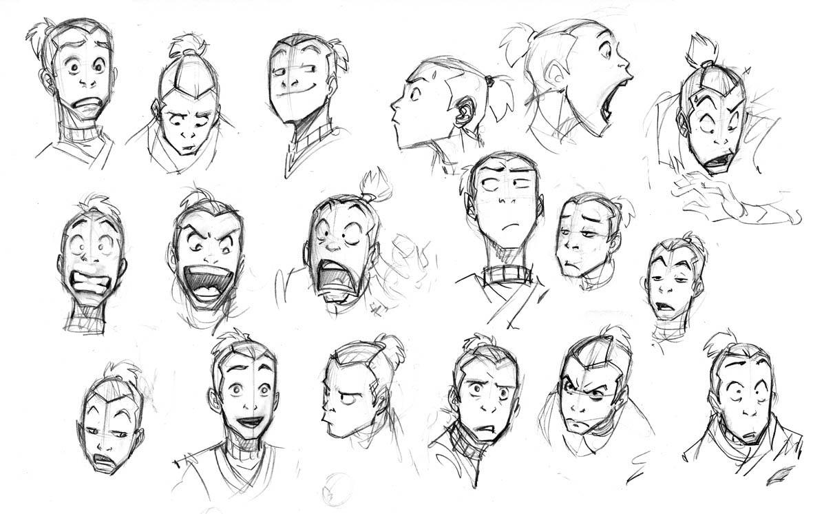 Sketch 03 Sokka Practice by rufftoon