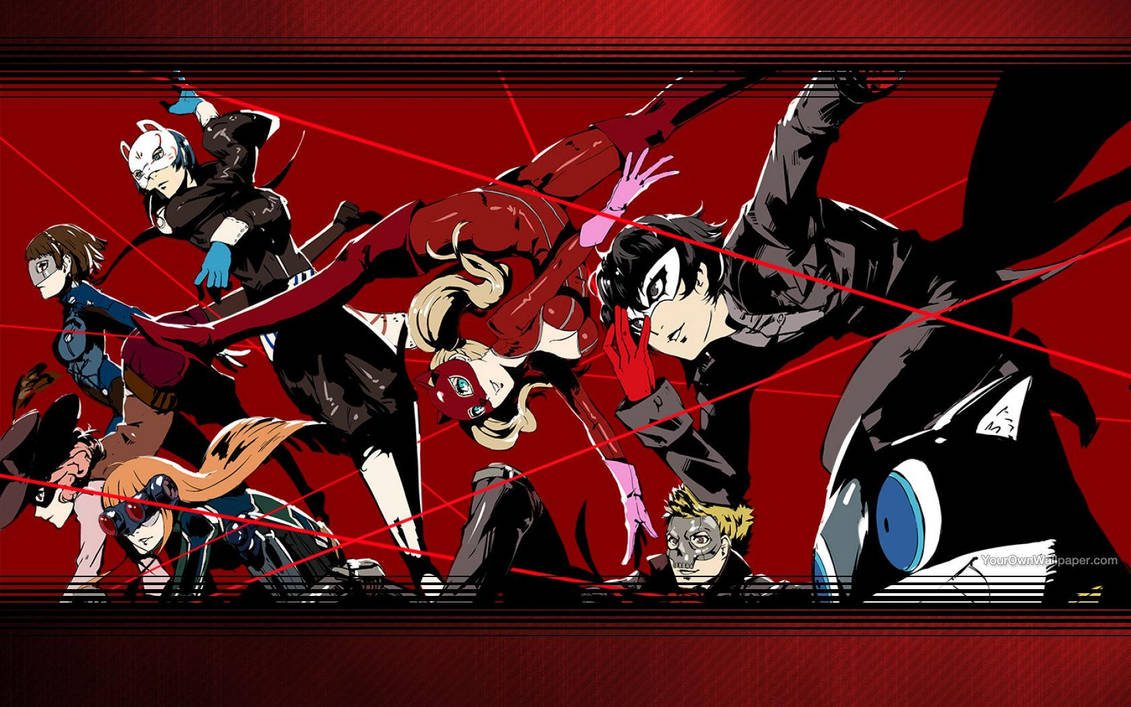 Persona 5 Wallpaper by CatCamellia on DeviantArt