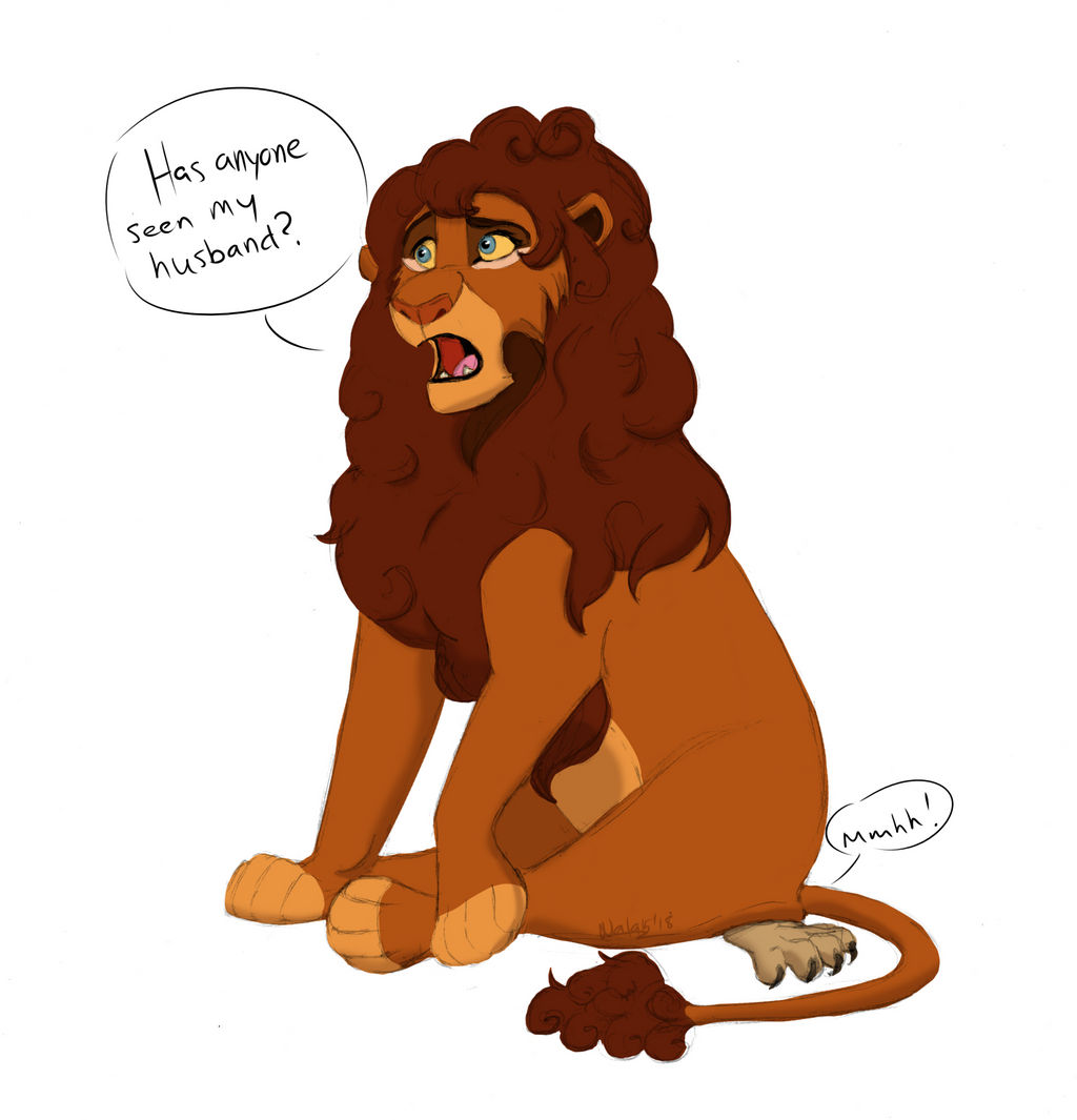 ''Have you seen my husband?'' - Commission by Nala15
