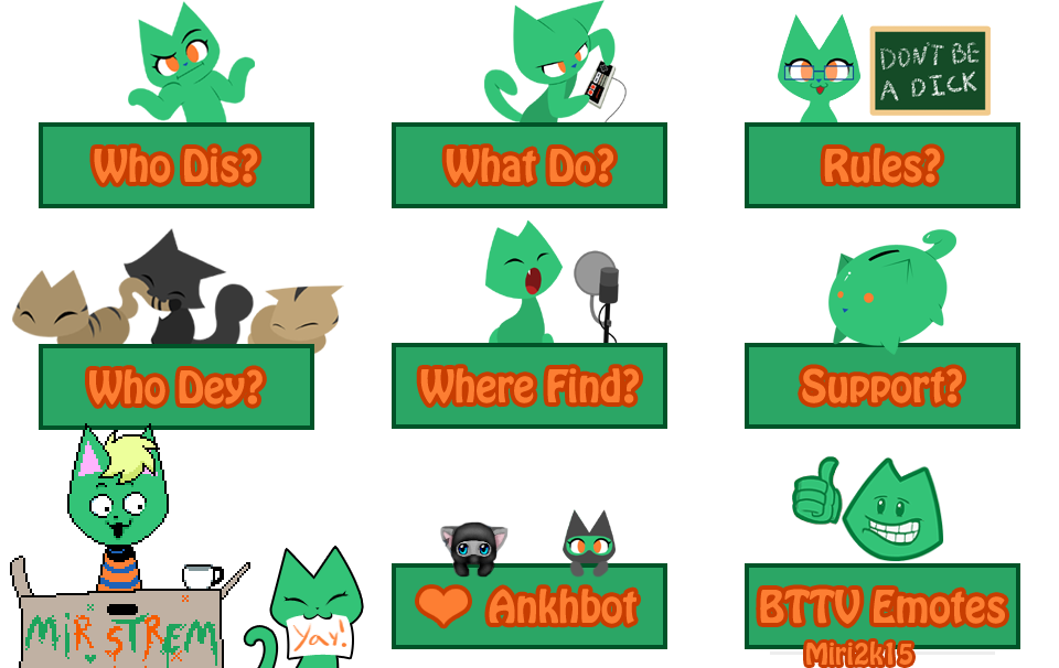 Twitch Channel Art by PrettyKitty