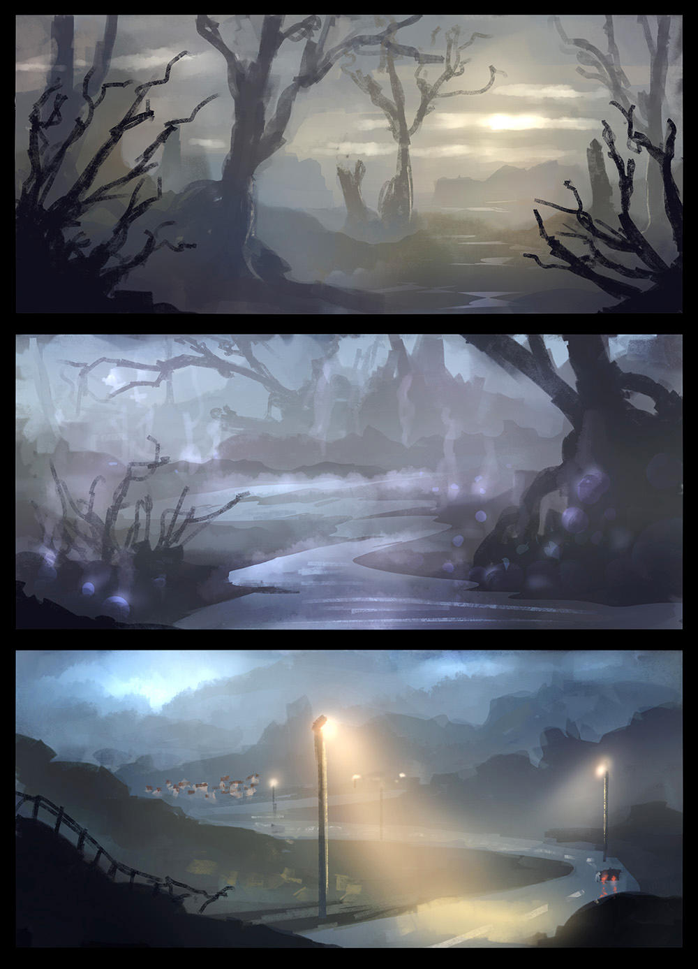 Environment Sketches (Video-Link inside) by danielwachter