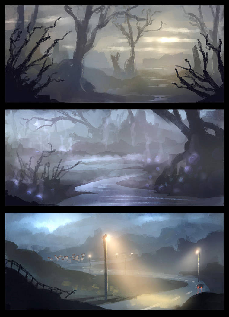 Environment Sketches (Video-Link inside) by danielwachter