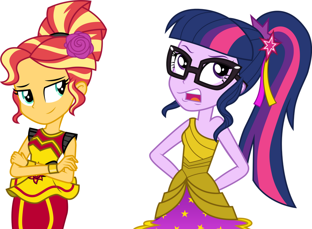 Sunset Shimmer And Twilight Sparkle By CloudyGlow On DeviantArt Sunset Shimmer And Twilight Sparkle By CloudyGlow On DeviantArt