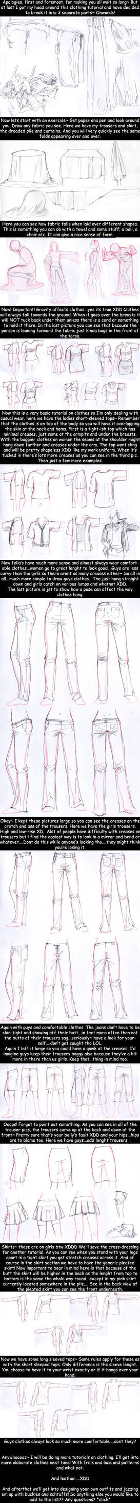 Tutorial: Clothes and Folds by kitten-chan