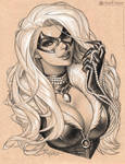 BLACK CAT by MichelleHoefener