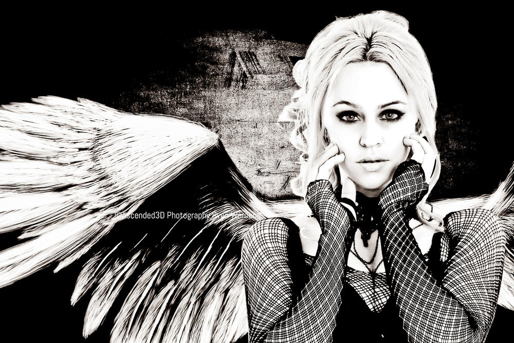 White Rebel Angel-2 by Ascended3D