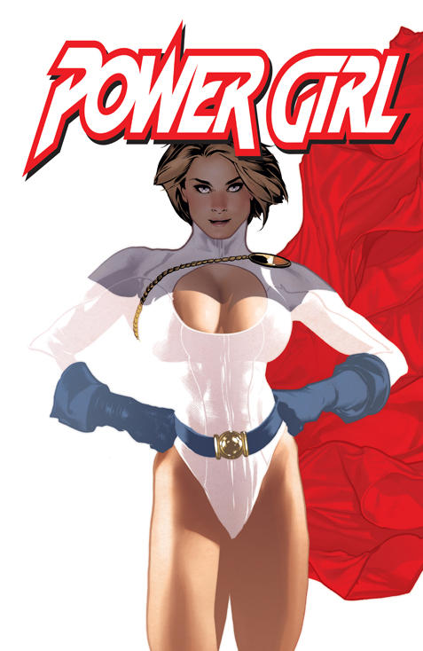 Power Girl Issue 2 Cover by AdamHughes