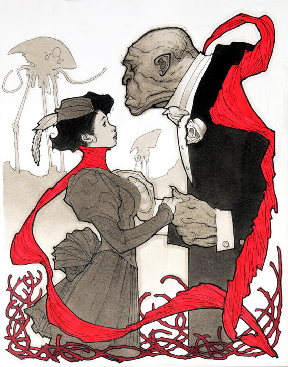 Mina and The Monster by AdamHughes