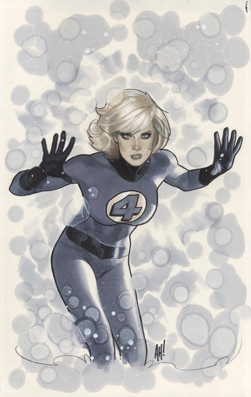 Invisible Woman Auction Art by AdamHughes