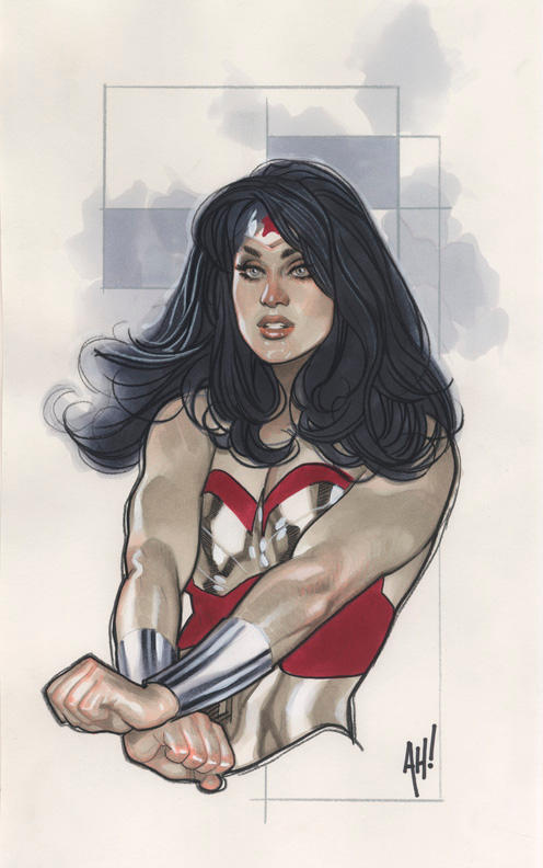 Wonder Woman Auction Art by AdamHughes
