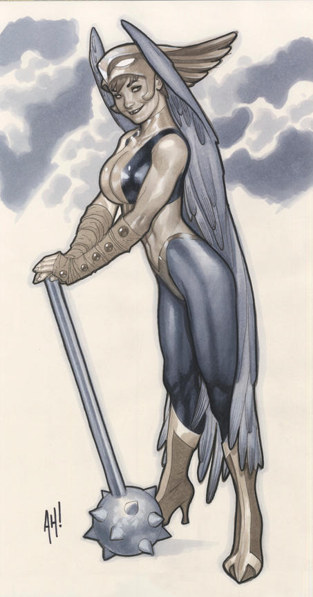 Hawkgirl Statue Design by AdamHughes