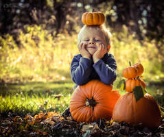 Pumpkin Head by LiveArtBreatheArt