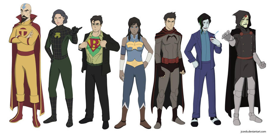 Legend of Korra Superheroes by jcords