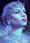 Ice Queen - portrait by Inna-Vjuzhanina