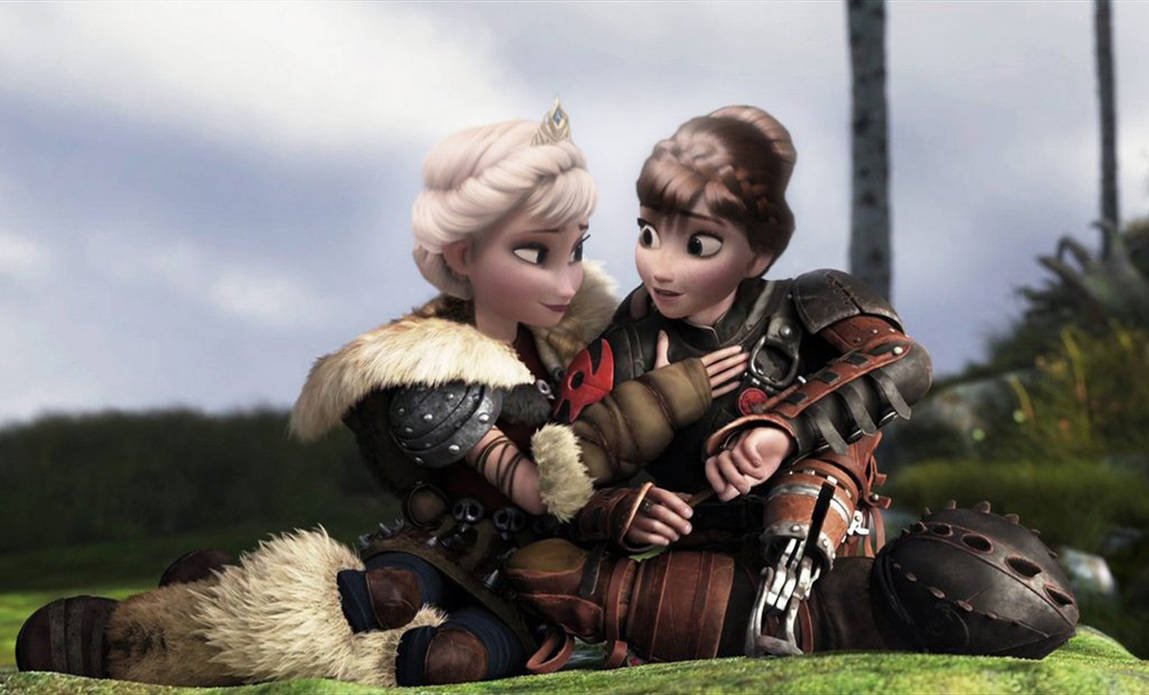 Frozen How To Train Your Dragon Crossover by Rastifan on DeviantArt