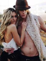 by the train track lovers love by Pretty-As-A-Picture