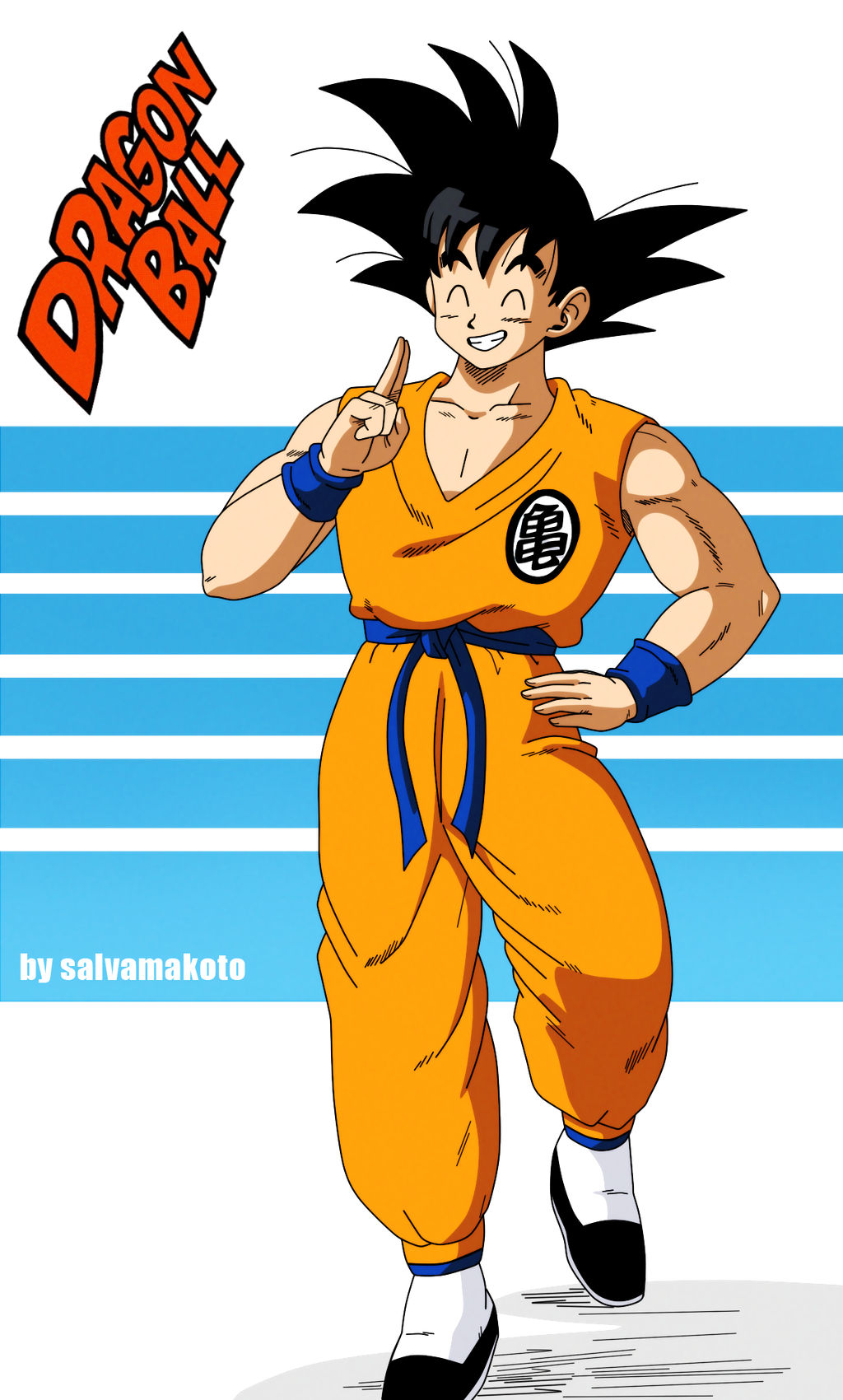 Teen Goku - DB by salvamakoto on DeviantArt