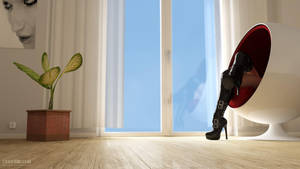 A Girl and her Chair by bluesixtynine