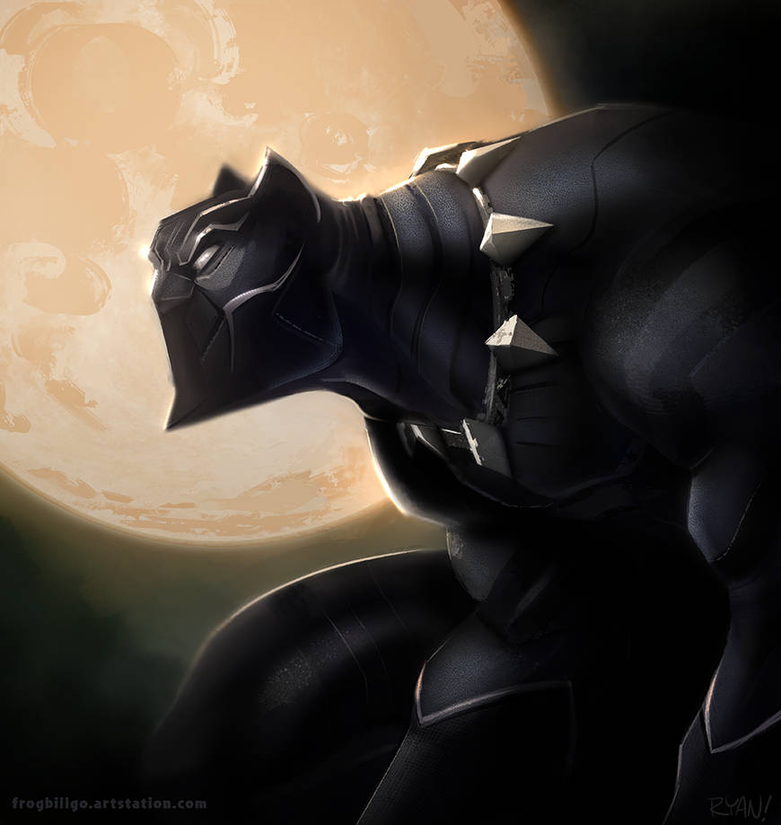 Black Panther by frogbillgo