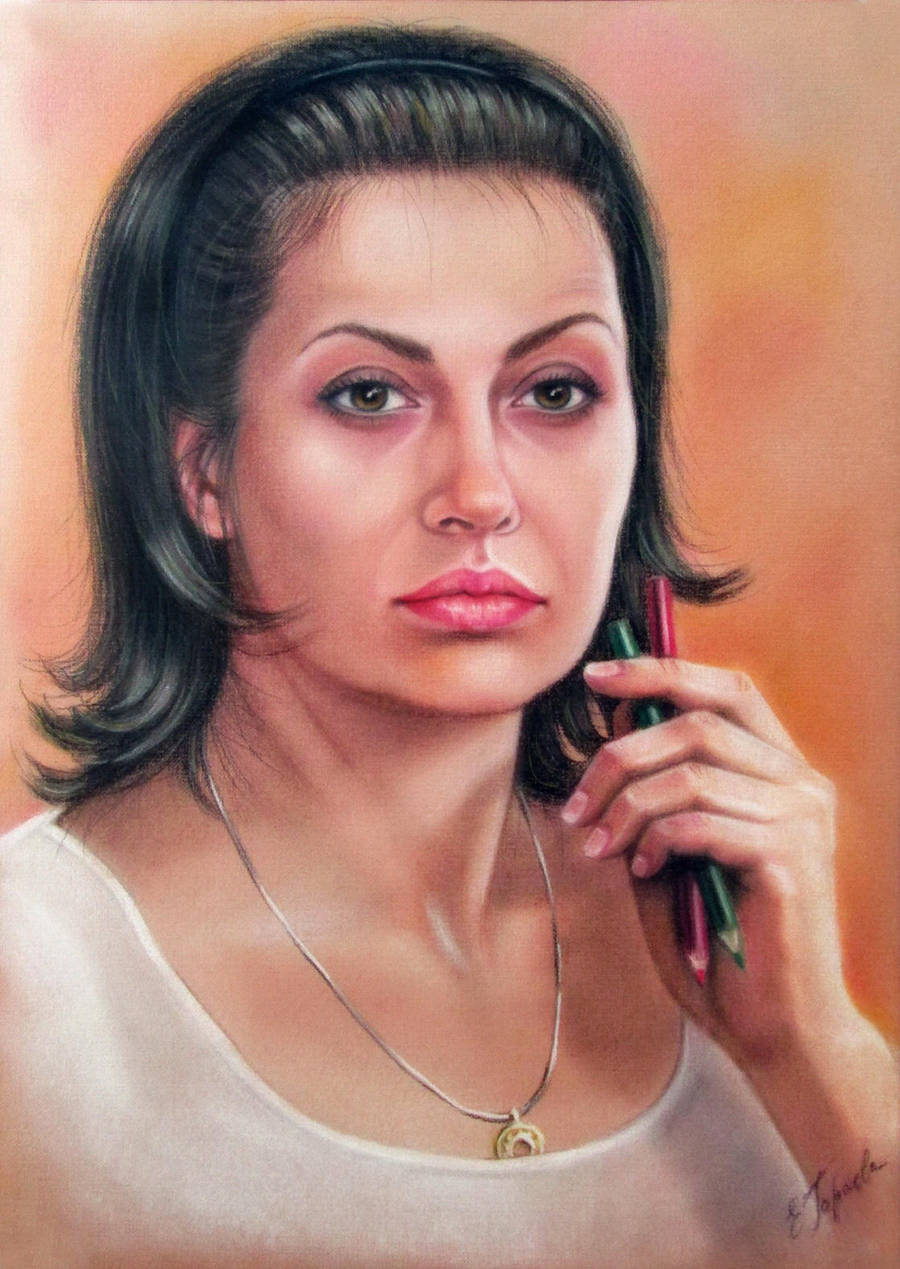 Self-portrait by evlena
