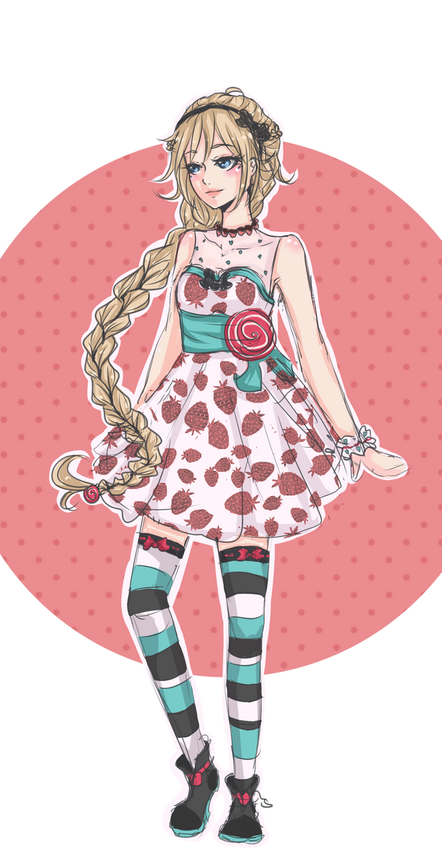 Sweet dress for Kevinne by JZoya