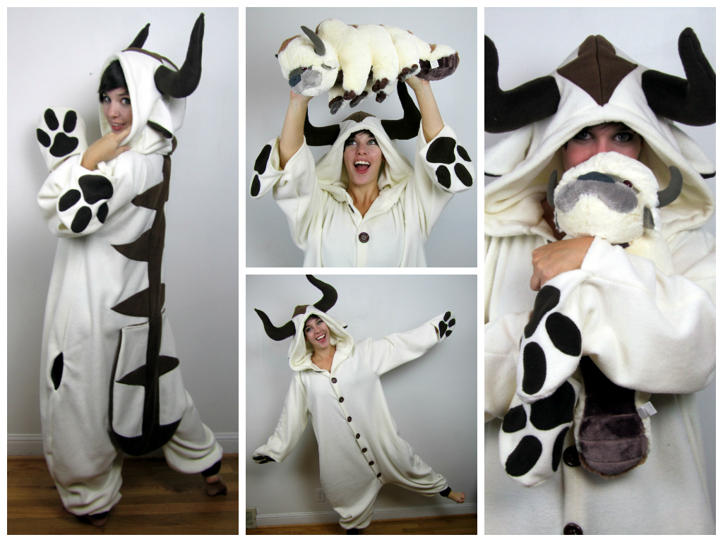 Appa / Sky Bison Kigurumi by Lisa-Lou-Who