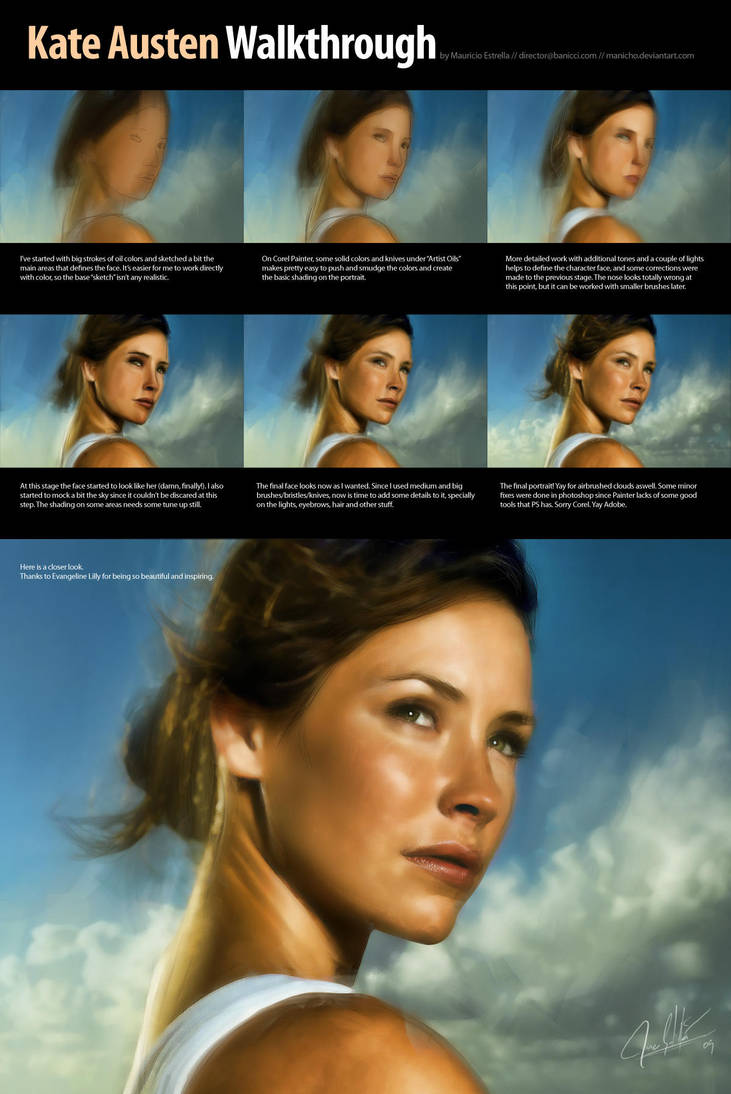 Kate Austen Portrait by mauricioestrella