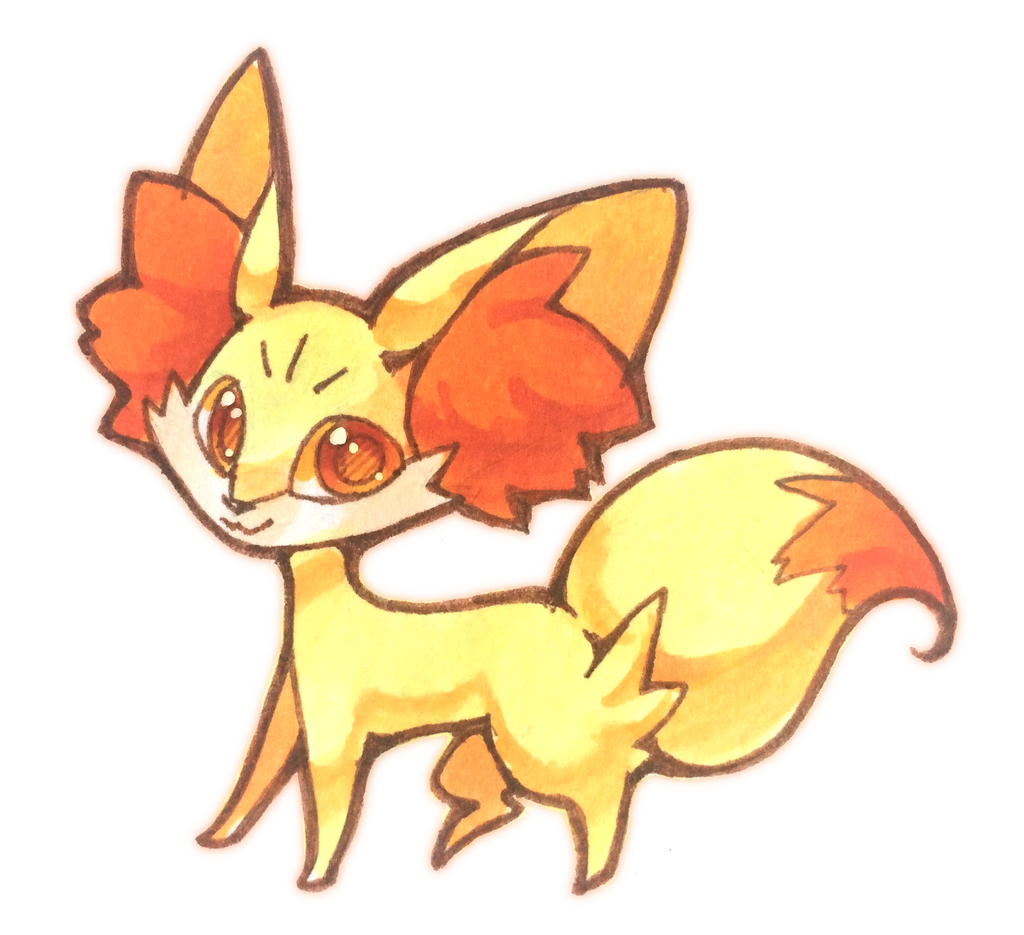 Fennekin by Xyliax