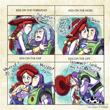 Buzz+Jessie: Kiss Meme by YoukaiYume